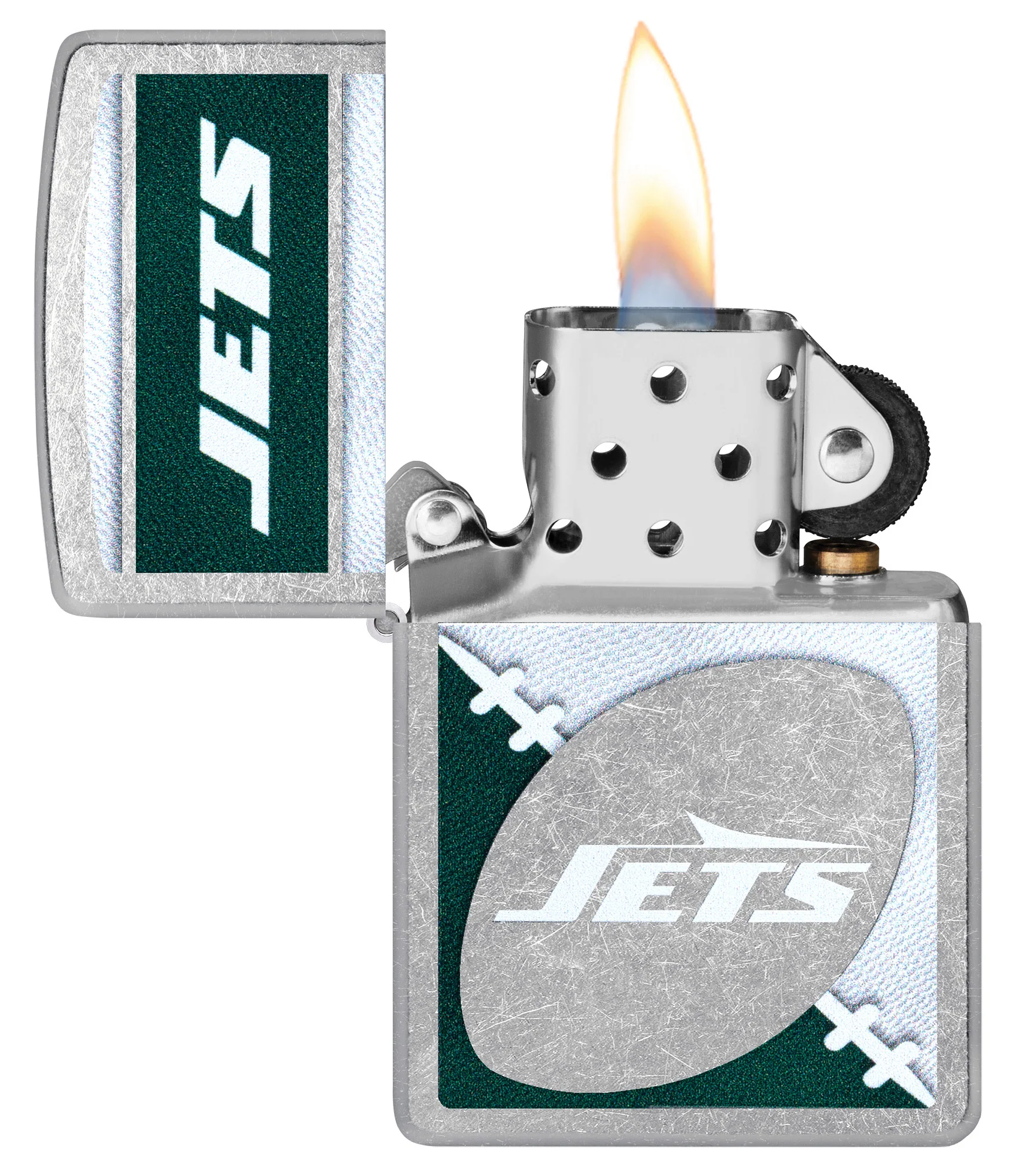 NFL New York Jets Chrome Logo Design - Image 4